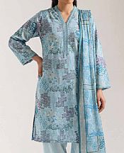 Cloudy Blue Lawn Suit