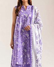 Light Pastel Purple Lawn Suit