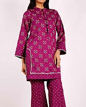 Saya Raspberry Lawn Kurti- Pakistani Designer Lawn Suits
