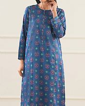 Saya Blue Lawn Suit (2 pcs)- Pakistani Designer Lawn Suits