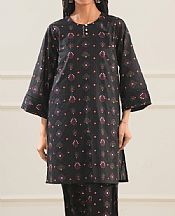 Saya Black Lawn Suit (2 pcs)- Pakistani Lawn Dress
