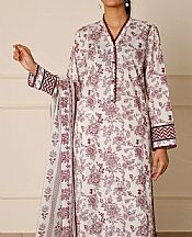 Saya Off White Lawn Suit- Pakistani Lawn Dress