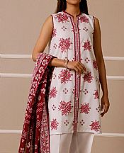 Saya White Lawn Suit- Pakistani Designer Lawn Suits