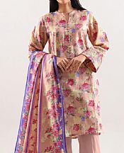 Saya Cavern Pink Lawn Suit- Pakistani Lawn Dress