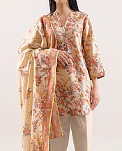 Saya Peach Lawn Suit- Pakistani Designer Lawn Suits