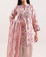 Saya Peach Lawn Suit- Pakistani Lawn Dress