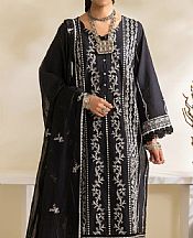 Saya Black Jacquard Suit- Pakistani Winter Dress