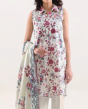 Saya Off White Khaddar Suit- Pakistani Winter Clothing