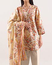 Saya Ivory Khaddar Suit- Pakistani Winter Dress