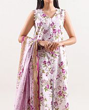 Saya Off White/Pink Linen Suit- Pakistani Winter Dress