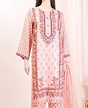 Off-white/Pink Zari Filament Suit- Pakistani Designer Lawn Dress