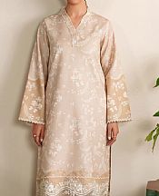 Seran Beige Khaddar Suit (2 Pcs)- Pakistani Winter Clothing