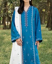 Seran Azure Blue Viscose Suit- Pakistani Winter Dress