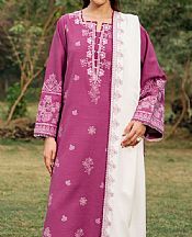 Seran Raspberry Khaddar Suit- Pakistani Winter Dress