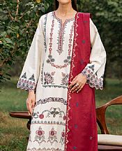 Seran Off-white Khaddar Suit- Pakistani Winter Clothing