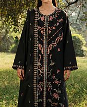 Seran Black Khaddar Suit- Pakistani Winter Dress