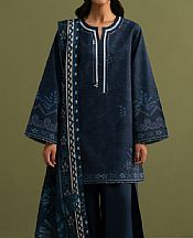 Navy Lawn Suit