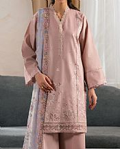 Seran Dusty Pink Lawn Suit- Pakistani Designer Lawn Suits