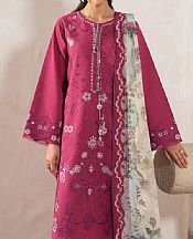 Seran Rich Berry Lawn Suit- Pakistani Designer Lawn Suits