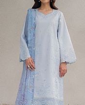 Seran Powder Blue Lawn Suit- Pakistani Lawn Dress