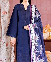 Seran Navy Blue Lawn Suit- Pakistani Lawn Dress