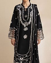 Seran Black Lawn Suit- Pakistani Designer Lawn Suits