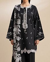Seran Black Lawn Suit- Pakistani Designer Lawn Suits