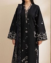 Seran Black Lawn Suit- Pakistani Designer Lawn Suits