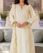 Seran Ivory Lawn Suit- Pakistani Designer Lawn Suits