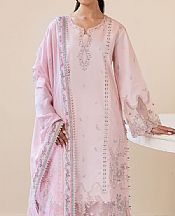 Seran Pastel Pink Lawn Suit- Pakistani Designer Lawn Suits