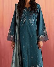 Seran Teal Lawn Suit- Pakistani Designer Lawn Suits