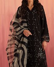 Seran Black Lawn Suit- Pakistani Lawn Dress