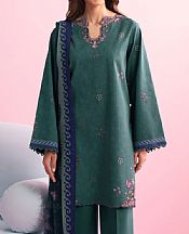 Emerald Green Lawn Suit (2 pcs)