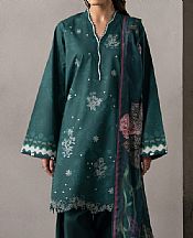 Seran Teal Lawn Suit- Pakistani Lawn Dress