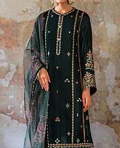 Bottle Green Velvet Suit