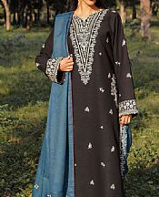 Black Khaddar Suit
