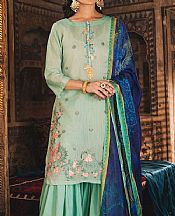 Mint Green Cotton Suit (2 Pcs)