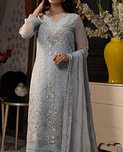 Sifa Grey Chiffon Suit- Pakistani Chiffon Dress