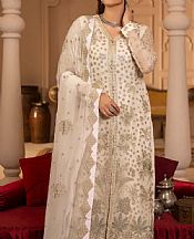 Sifa Off White Chiffon Suit- Pakistani Chiffon Dress