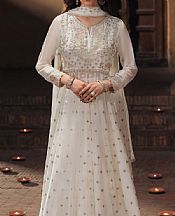 Sifa White Chiffon Suit- Pakistani Chiffon Dress