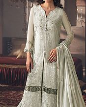 Sifa Light Green Chiffon Suit- Pakistani Designer Chiffon Suit