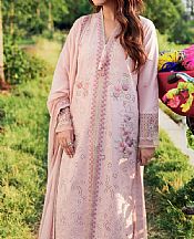 Sifa Oyster Pink Lawn Suit- Pakistani Designer Lawn Suits