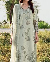 Sifa Pale Leaf Lawn Suit- Pakistani Lawn Dress