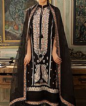 Black Lawn Suit- Pakistani Designer Lawn Dress