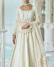 Sobia Nazir Off-white Lawn Suit- Pakistani Designer Lawn Suits
