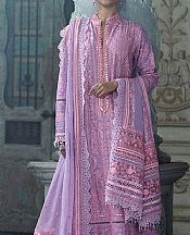 Sobia Nazir Pink/Purple Lawn Suit- Pakistani Designer Lawn Suits