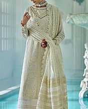 Sobia Nazir Off-white Lawn Suit- Pakistani Designer Lawn Suits