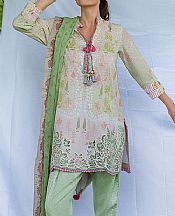 Light Green Lawn Suit