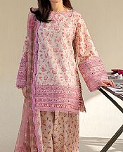 Sobia Nazir Ivory/Pink Lawn Suit- Pakistani Lawn Dress