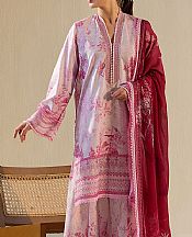 Sobia Nazir Pink Lawn Suit- Pakistani Designer Lawn Suits